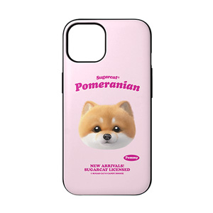 Pommy the Pomeranian TypeFace Door Bumper Case