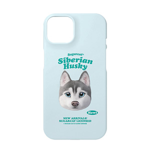 Howl the Siberian Husky TypeFace Case