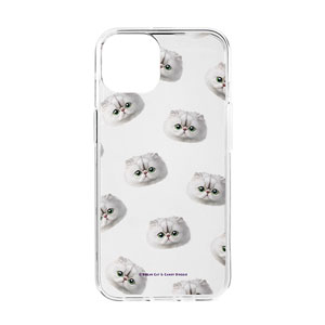 Bless Face Patterns Clear Jelly/Gelhard Case