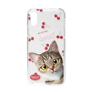 Gisele’s Cherry New Patterns Clear Jelly Case