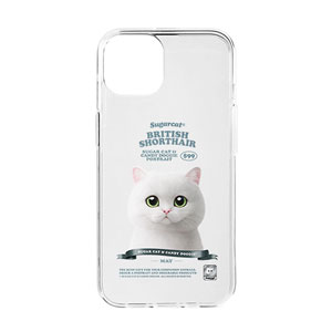 May the British Shorthair New Retro Clear Jelly/Gelhard Case