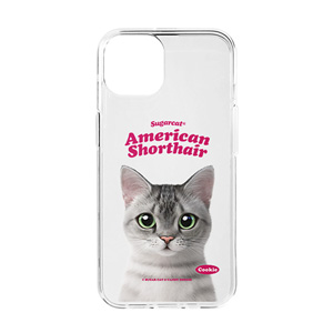 Cookie the American Shorthair Type Clear Jelly/Gelhard Case