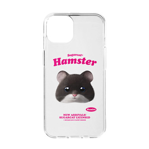 Hamlet the Hamster TypeFace Clear Jelly/Gelhard Case