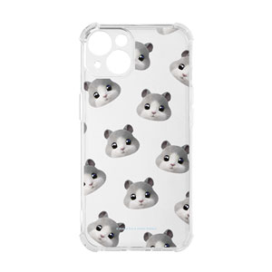 Malang the Hamster Face Patterns Shockproof Jelly/Gelhard Case