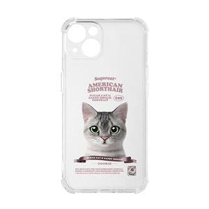 Cookie the American Shorthair New Retro Shockproof Jelly/Gelhard Case