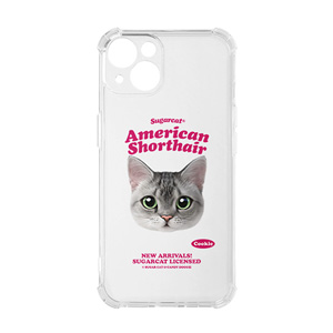 Cookie the American Shorthair TypeFace Shockproof Jelly/Gelhard Case