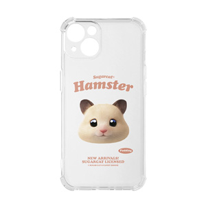 Pudding the Hamster TypeFace Shockproof Jelly/Gelhard Case