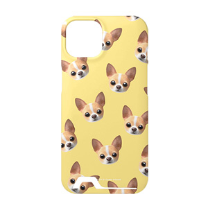 Yebin the Chihuahua Face Patterns Under Card Hard Case