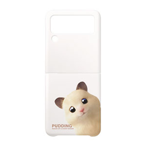 Pudding the Hamster Peekaboo Hard Case for ZFLIP series
