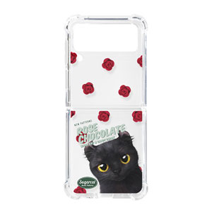 Dble’s Rose Chocolate New Patterns Shockproof Gelhard Case for ZFLIP3