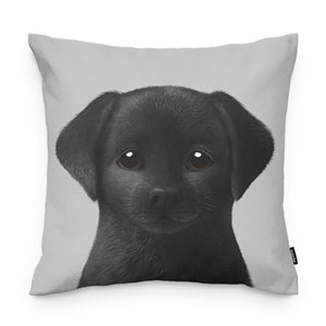 Pepper the Labrador Retriever Throw Pillow