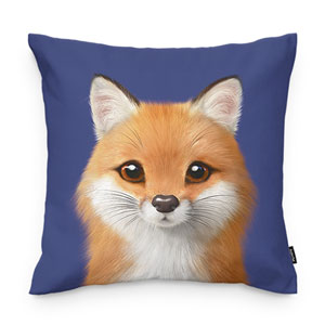 Maple the Red Fox Throw Pillow