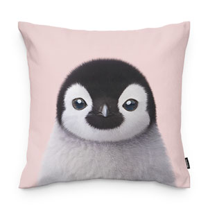 Peng Peng the Baby Penguin Throw Pillow