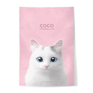 Coco the Ragdoll Fabric Poster