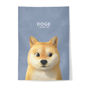 Doge the Shiba Inu Fabric Poster