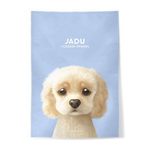 Jadu the Cocker Spaniel Fabric Poster
