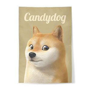 Doge the Shiba Inu (GOLD ver.) Magazine Fabric Poster