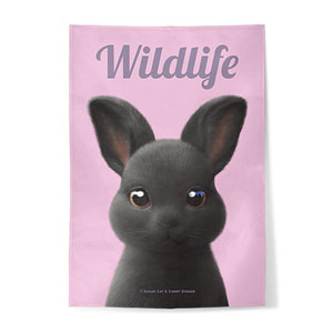 Black Jack the Rabbit Magazine Fabric Poster
