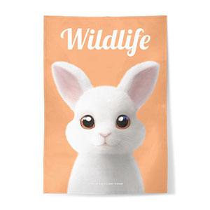 Carrot the Rabbit Magazine Fabric Poster