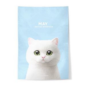 May the British Shorthair Fabric Poster