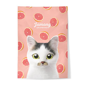 Jamong&#039;s Grapefruit Fabric Poster