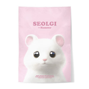 Seolgi the Hamster Retro Fabric Poster