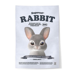 Chelsey the Rabbit New Retro Fabric Poster