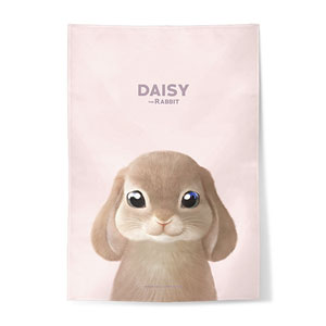 Daisy the Rabbit Fabric Poster