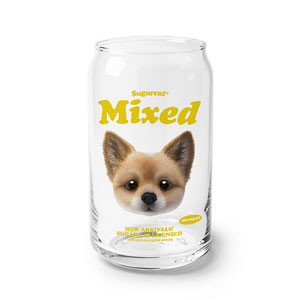 Moongsil TypeFace Beer Can Glass