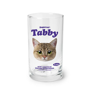 Lulu the Tabby cat TypeFace Cool Glass