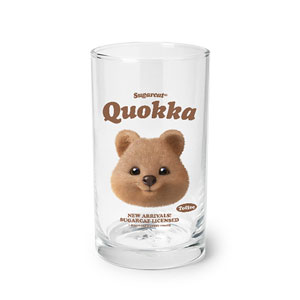 Toffee the Quokka TypeFace Cool Glass