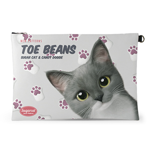 Tom’s Toe Beans New Patterns Leather Clutch (Flat)