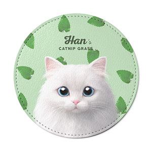 Han&#039;s Catnip Leather Coaster