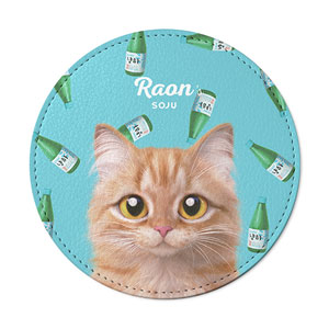Raon’s Soju Leather Coaster