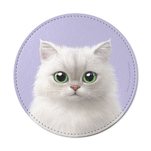 Ruby the Persian Leather Coaster