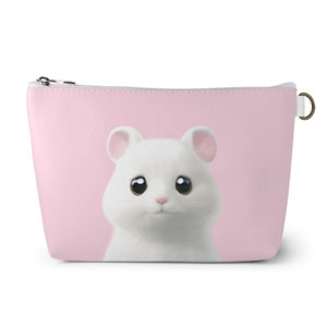 Seolgi the Hamster Leather Pouch (Triangle)