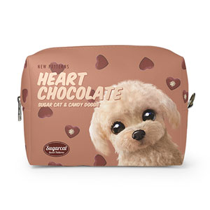 Renata the Poodle’s Heart Chocolate New Patterns Volume Pouch