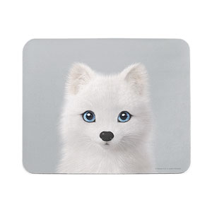 Polly the Arctic Fox Mouse Pad