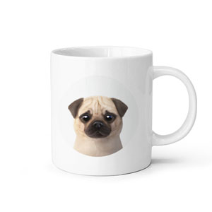 Puggie the Pug Dog Mug