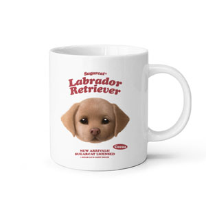 Cocoa the Labrador Retriever TypeFace Mug