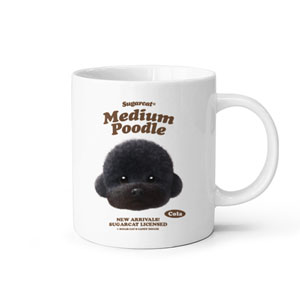 Cola the Medium Poodle TypeFace Mug