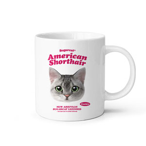 Cookie the American Shorthair TypeFace Mug