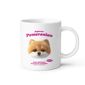 Pommy the Pomeranian TypeFace Mug
