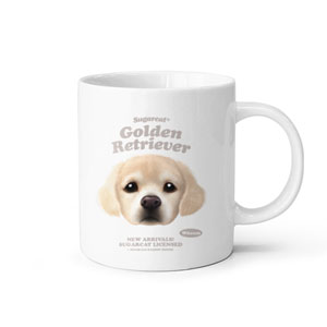 Whaum Golden Retriever TypeFace Mug