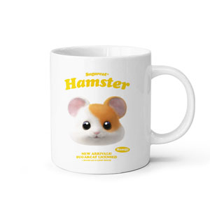 Hamjji the Hamster TypeFace Mug
