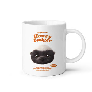 Honey Badger TypeFace Mug