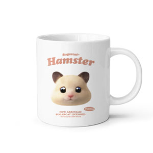 Pudding the Hamster TypeFace Mug