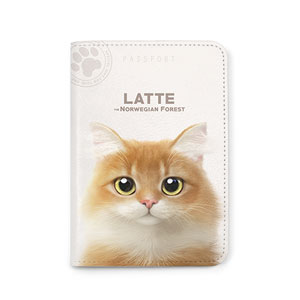 Latte Passport Case
