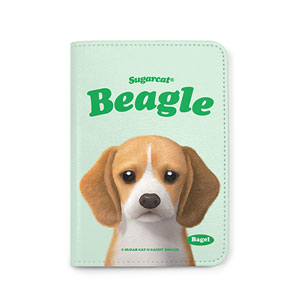 Bagel the Beagle Type Passport Case