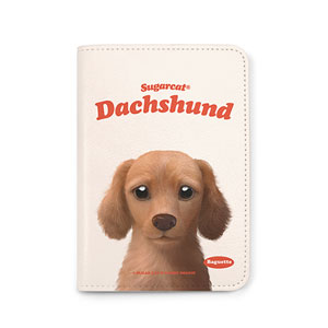 Baguette the Dachshund Type Passport Case
